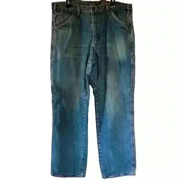 C.E. Schmidt Workwear Fleece Lined Carpenter Jeans, size 38/34 - Picture 1 of 9